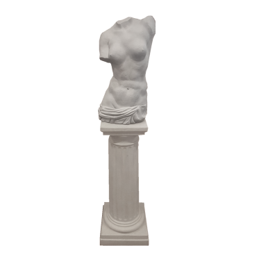 Female Greek Torso on Column