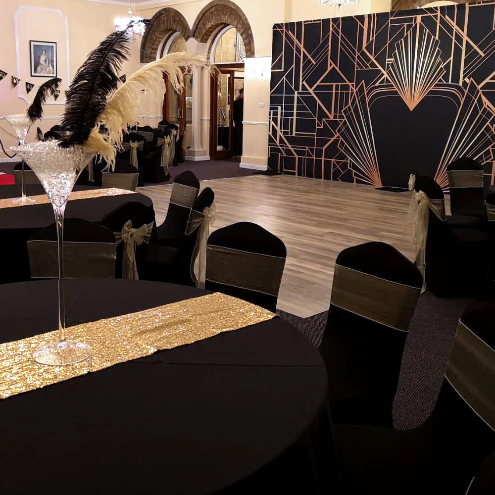 Gatsby Themed Art Deco Roaring 20's 1920's Party