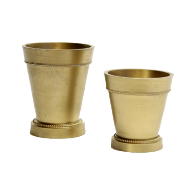 Gold Mint Julep Cups