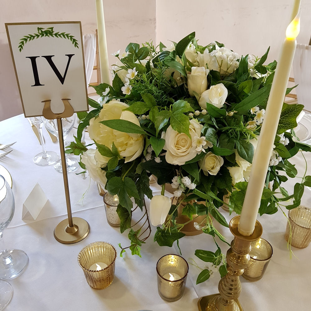 Greek Party Gold & Ivory at Ware Priory (1)