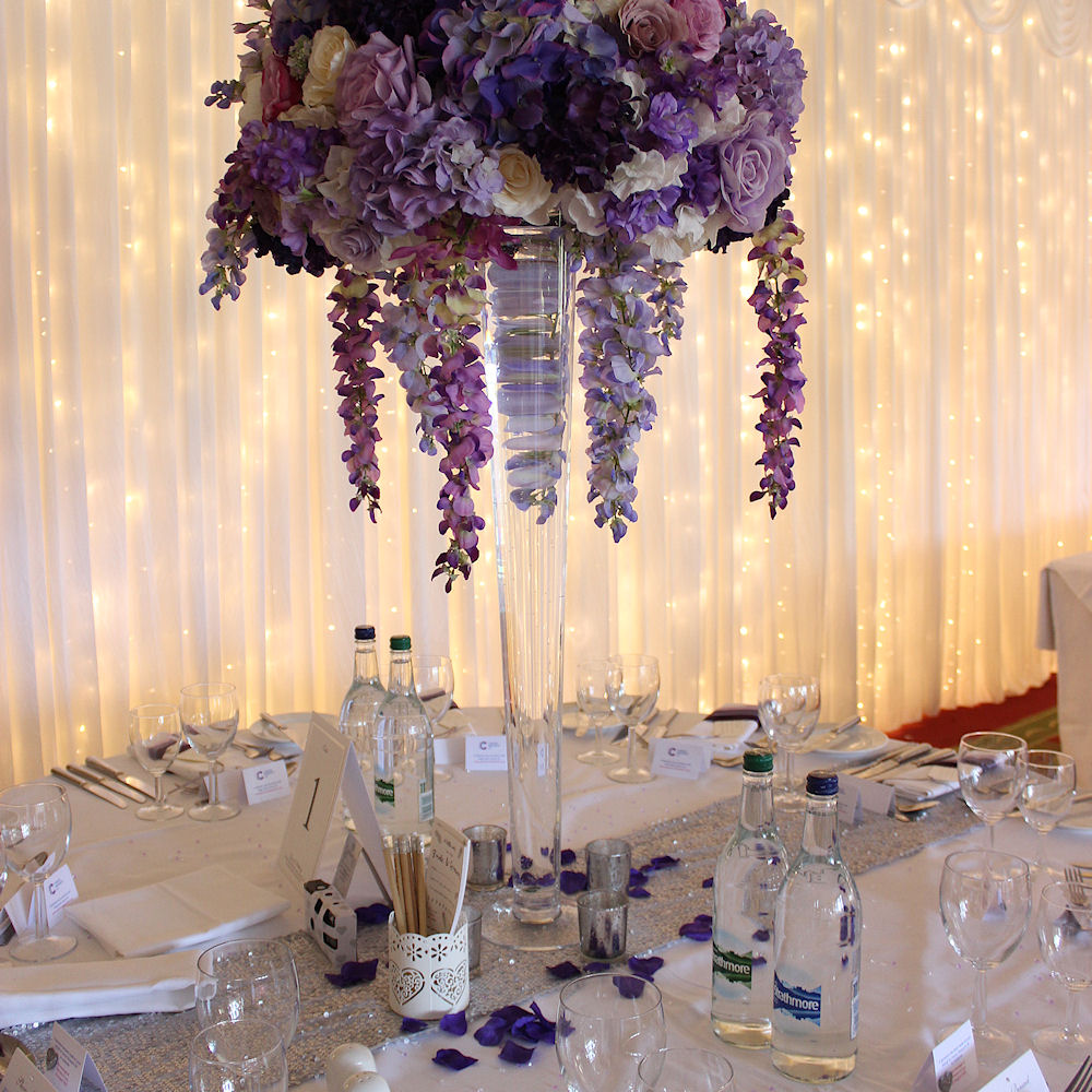 Silver Sequin Table Runner