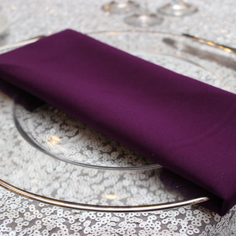 Silver Rim / Rimmed Glass Charger Plate