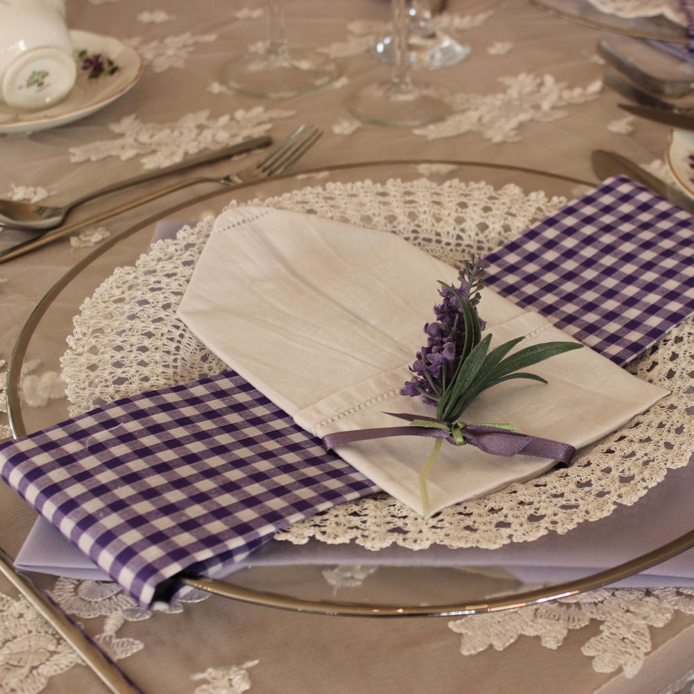 Silver Rim / Rimmed Glass Charger Plate