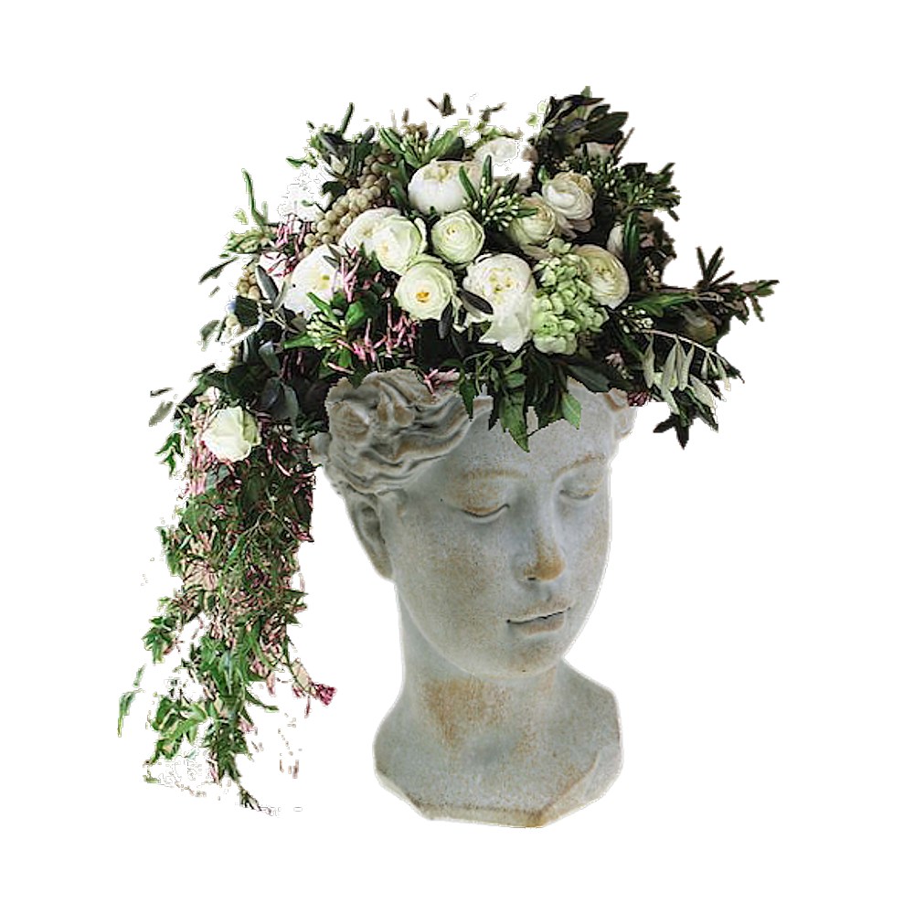 Female Bust Vase