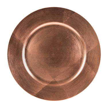 Rose Gold Plain Charger Plate