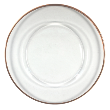 Rose Gold Rim / Rimmed Charger Plate