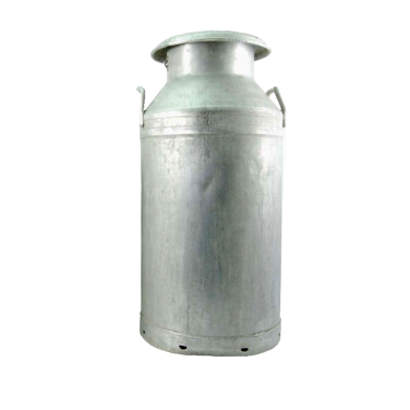 Galvanised Steel Metal Vintage Churn