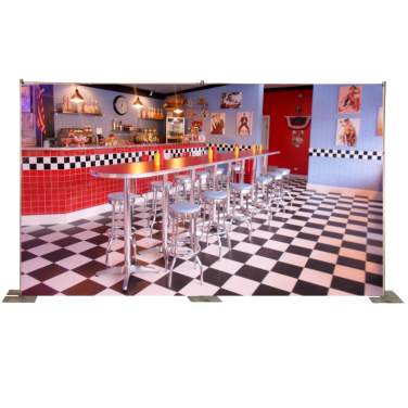 1950s American Diner Backdrop