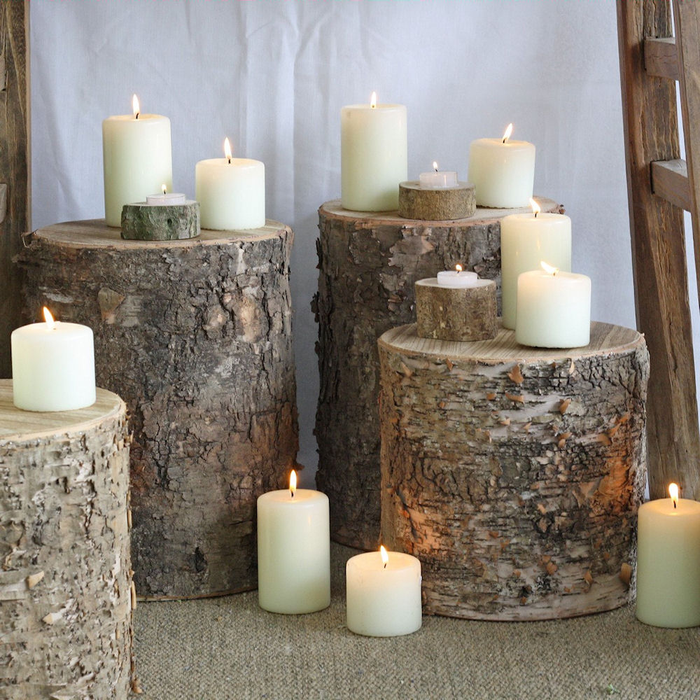 Set o 1f 3 Artificial Log Stumps1