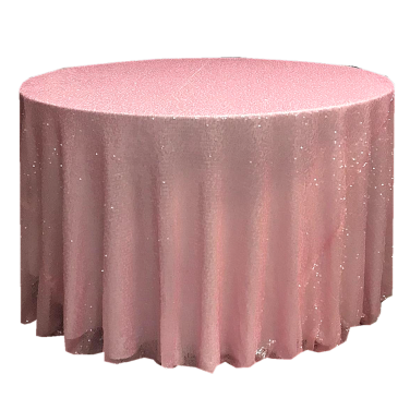 Baby Pink Sequin Tablecloth
