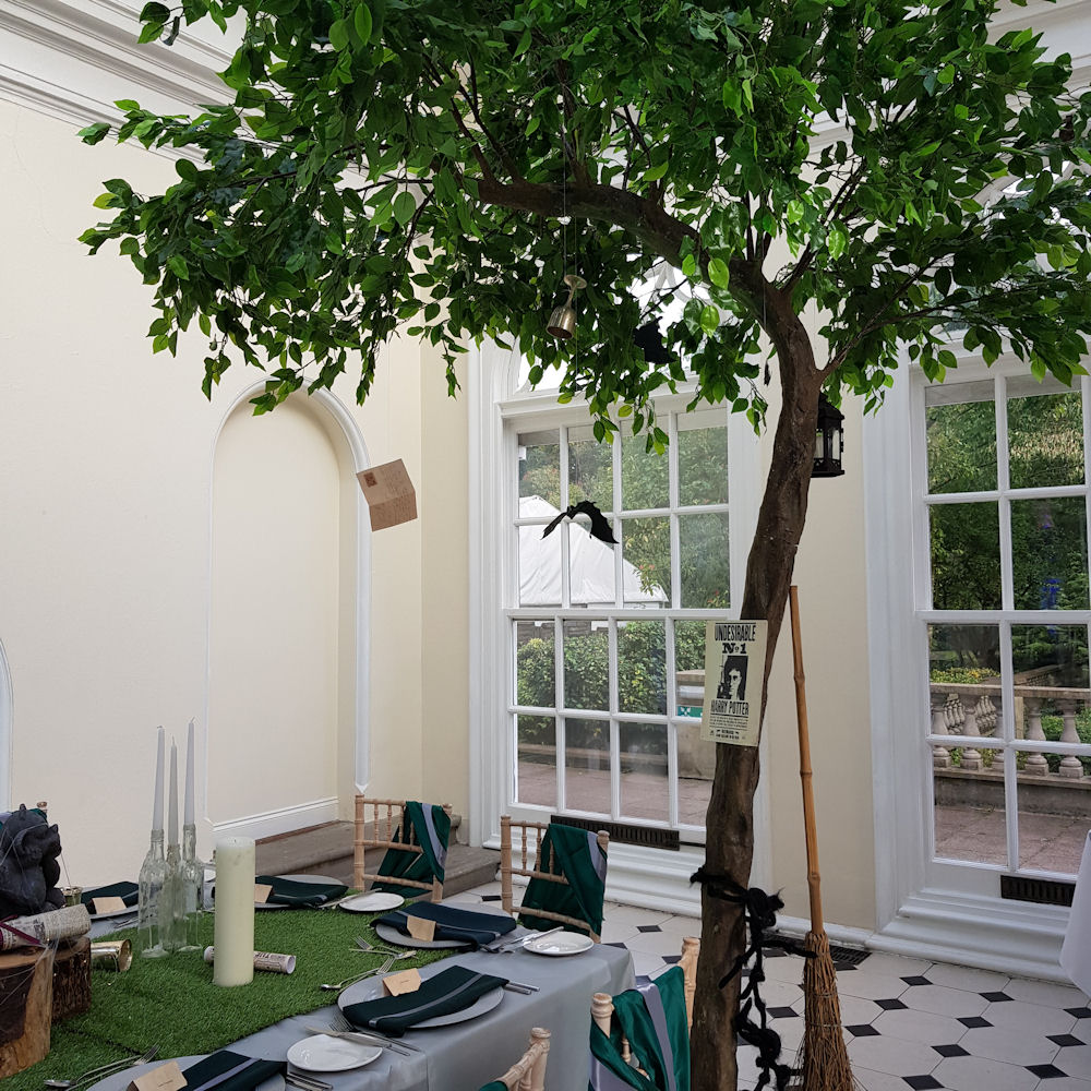 Bent Green Tree Canopy Arch 7