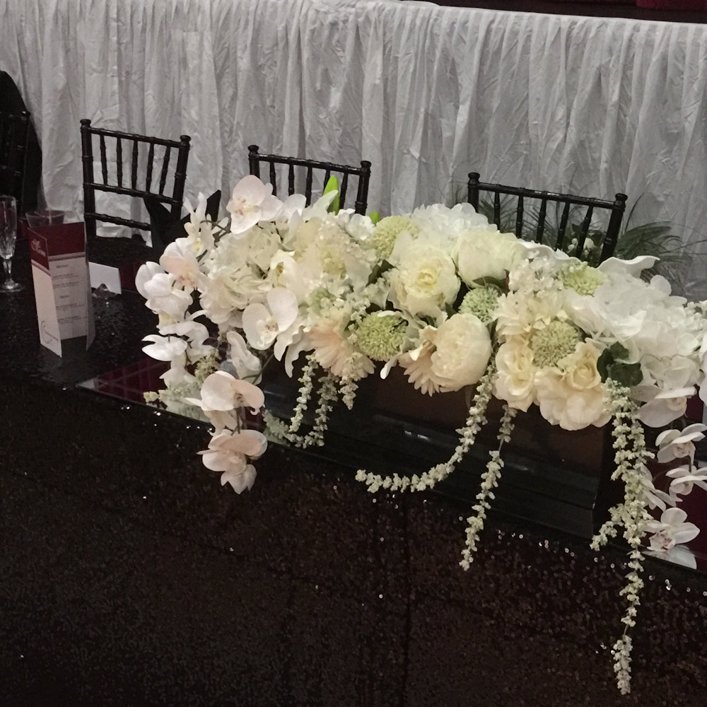 Black Sequin Tablecloth
