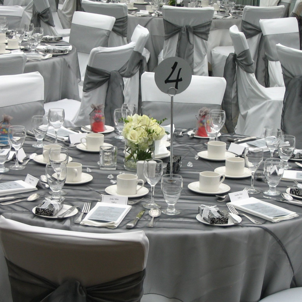 Black organza overlay