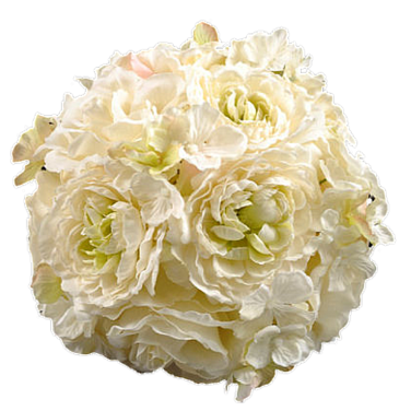Ivory Pomander Kissing Ball Hire
