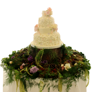 Cake Log & Foliage Cake Ring