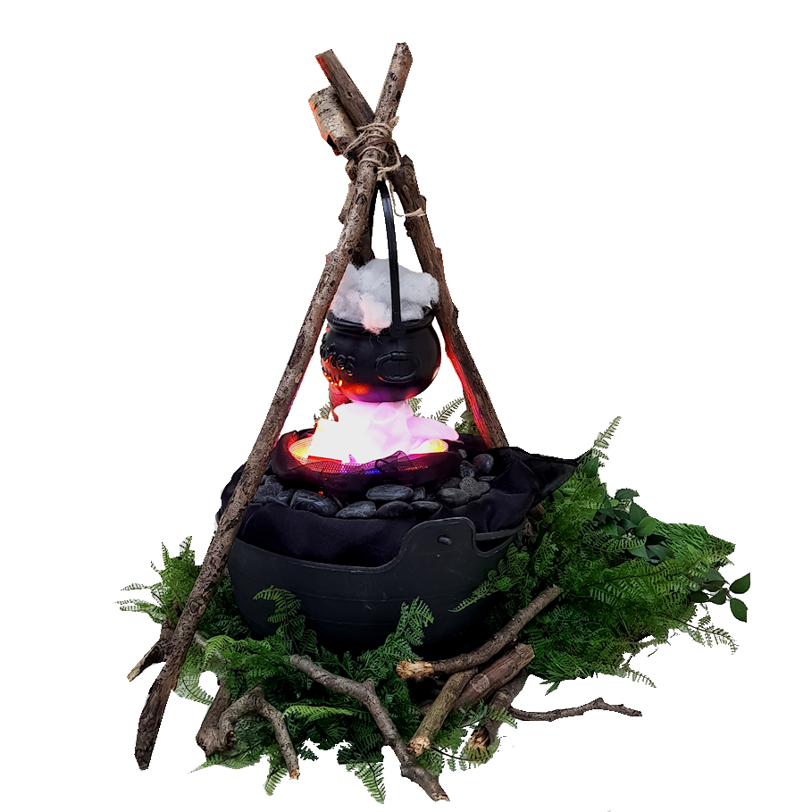 Campfire with Flame Light