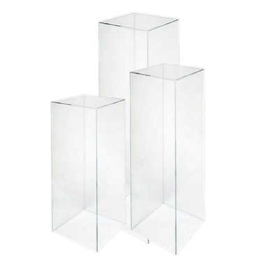Clear Perspex Acrylic Plinth
