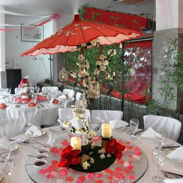 Chinese Centrepiece with Umbrella