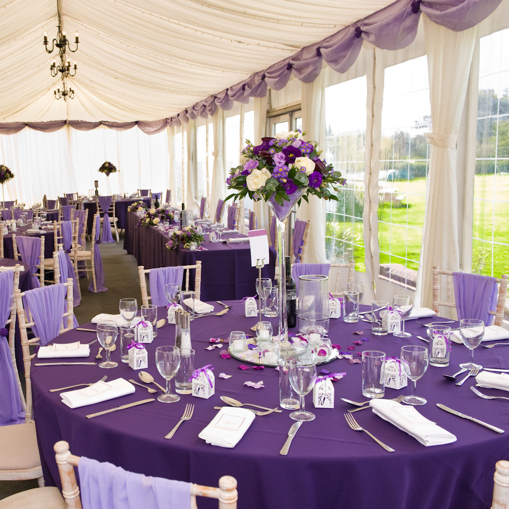 Dark Purple Tablecloth 16
