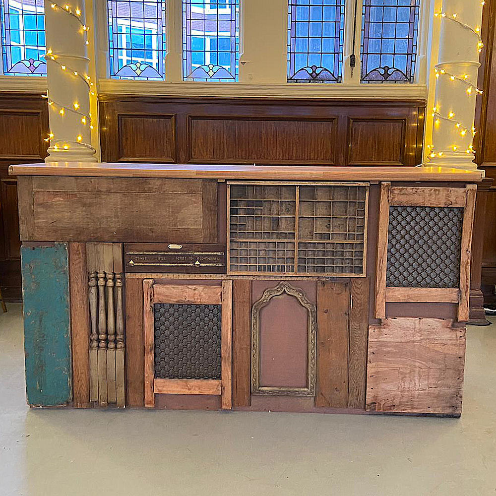 Finsbury Town hall fairy lights vintage bar