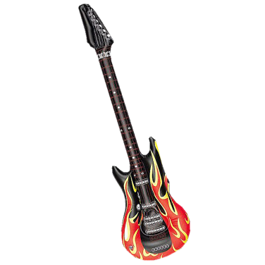 Inflatable Flame Guitar Prop