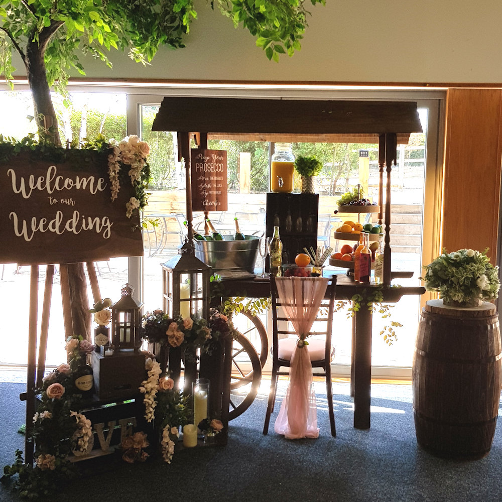 Rustic Cart Sweet Prosecco