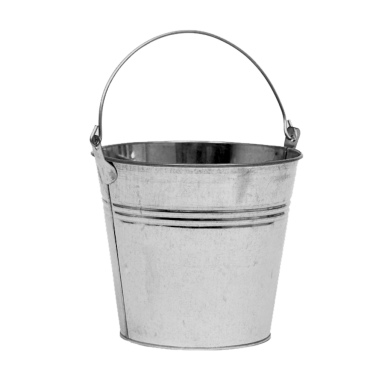 Galvanised Steel Metal Bucket