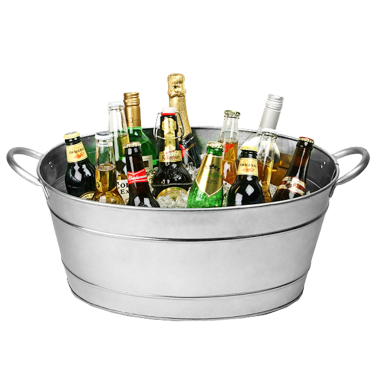 Galvanised Steel Drink/Champagne Tub Bucket