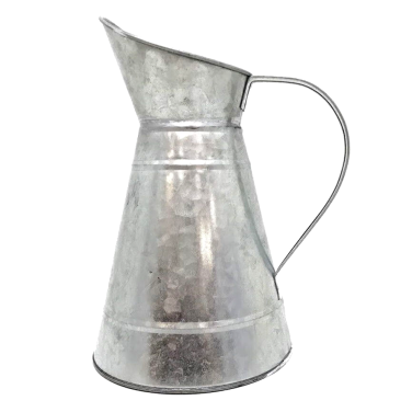 Galvanised Steel Metal Vintage Jug