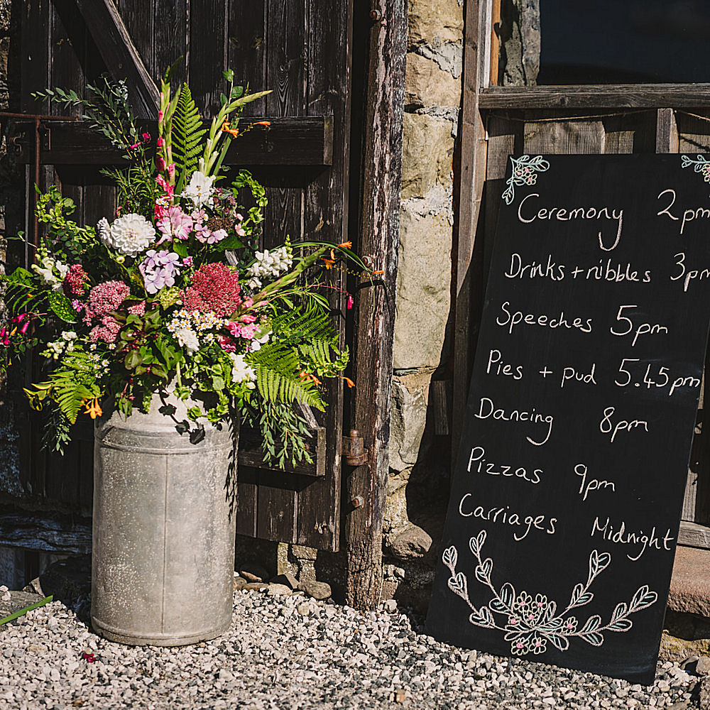 Galvanised Steel Metal Vintage Milk Churn