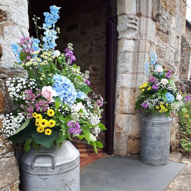 Galvanised Steel Metal Vintage Milk Churn