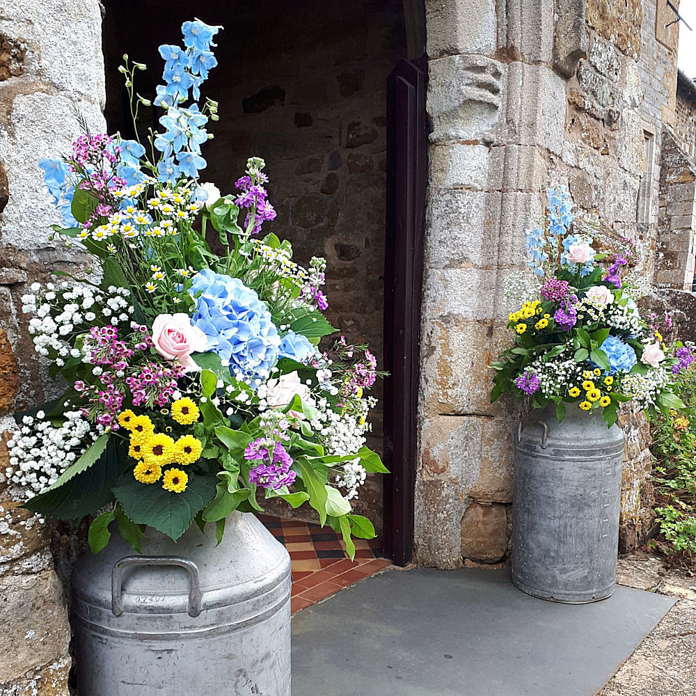Galvanised Steel Metal Vintage Milk Churn