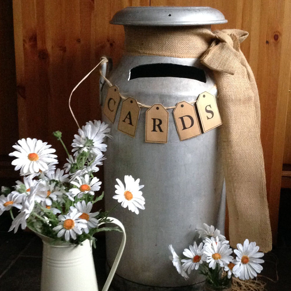 Galvanised Steel Metal Vintage Milk Churn