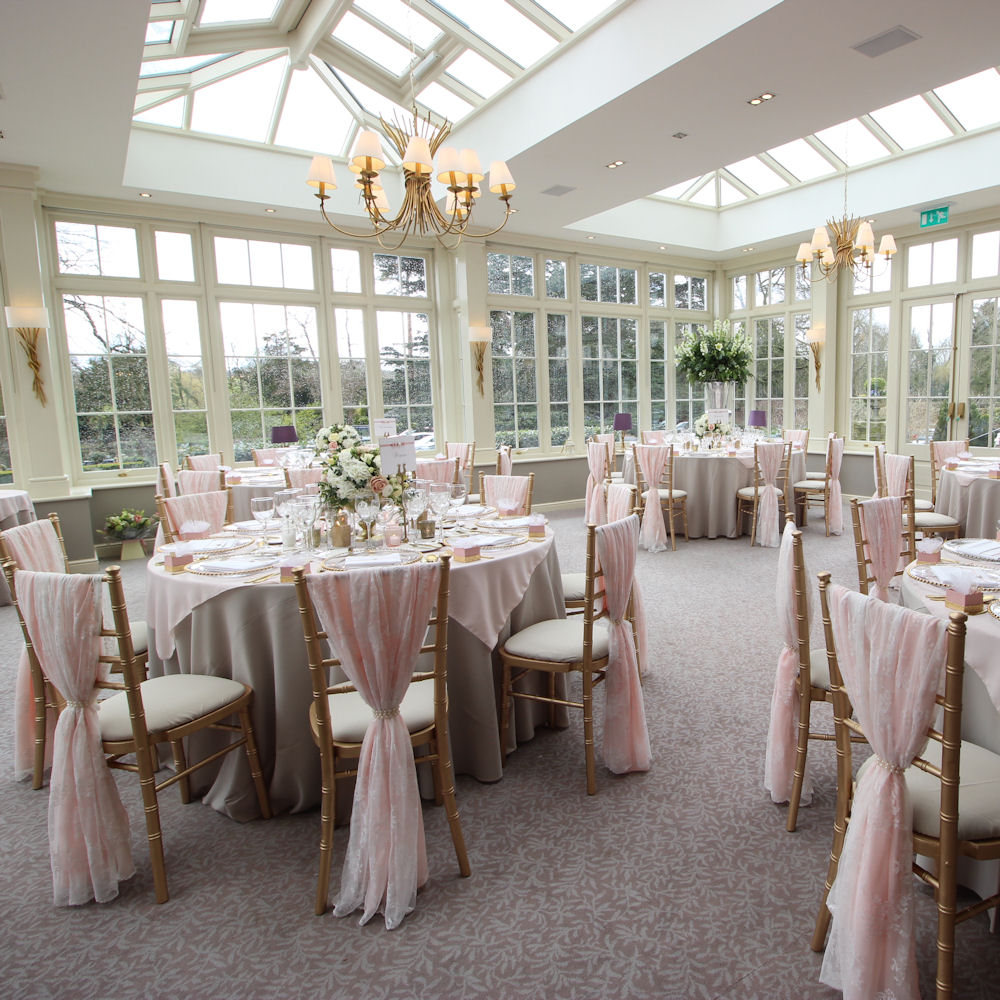 Gold Chiavari Chair St Michaels Manor Pink & Lace Drape