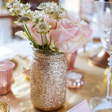 Gold Glitter Jam Jar 5