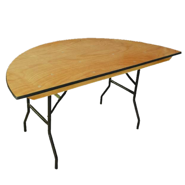 Half Moon Half Round Table