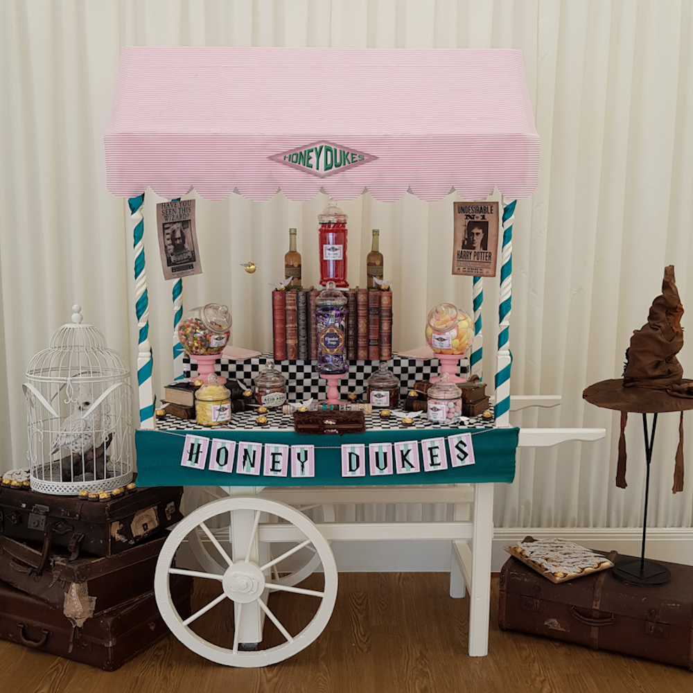 Honey dukes harry potter sweet cart
