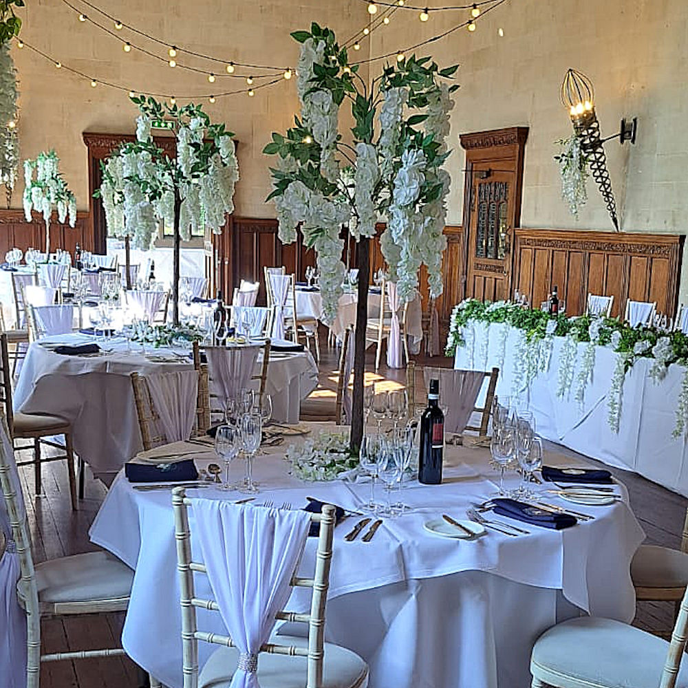 Table Standing Wisteria Tree Centrepiece Hire