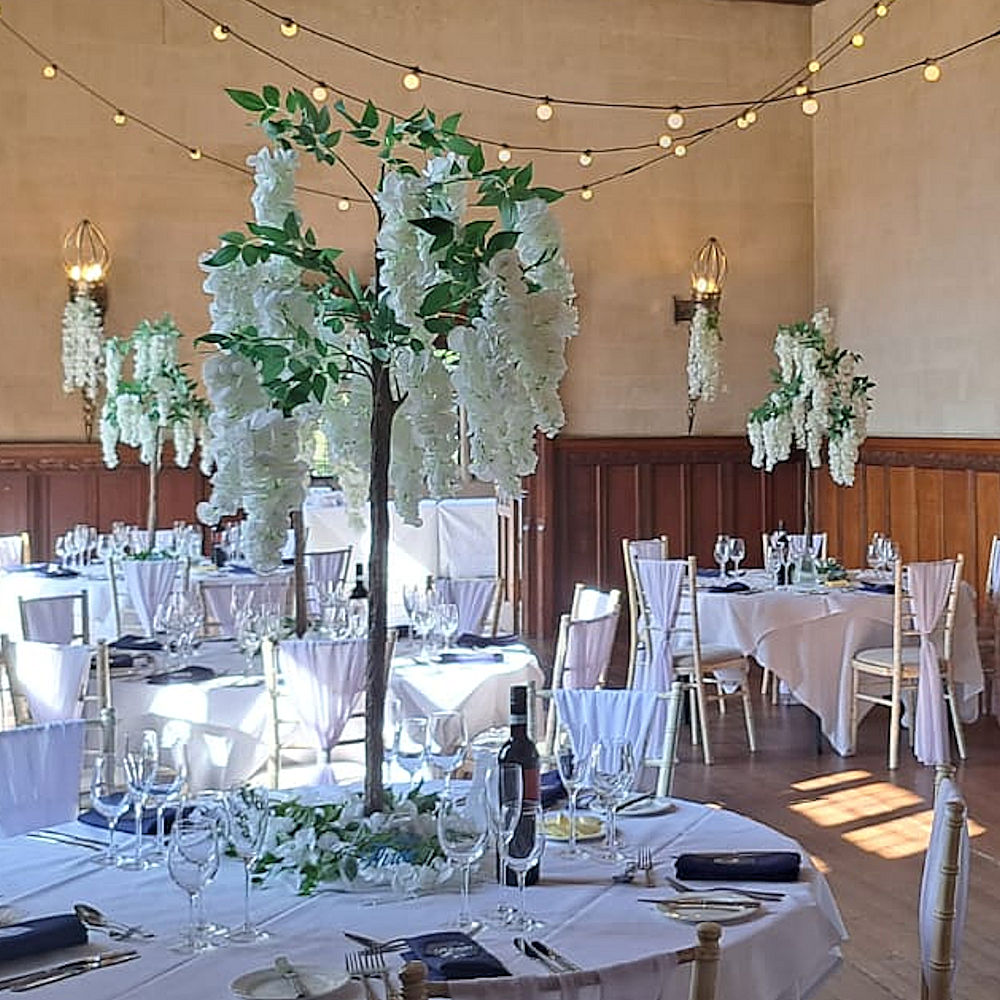 Table Standing Wisteria Tree Centrepiece Hire