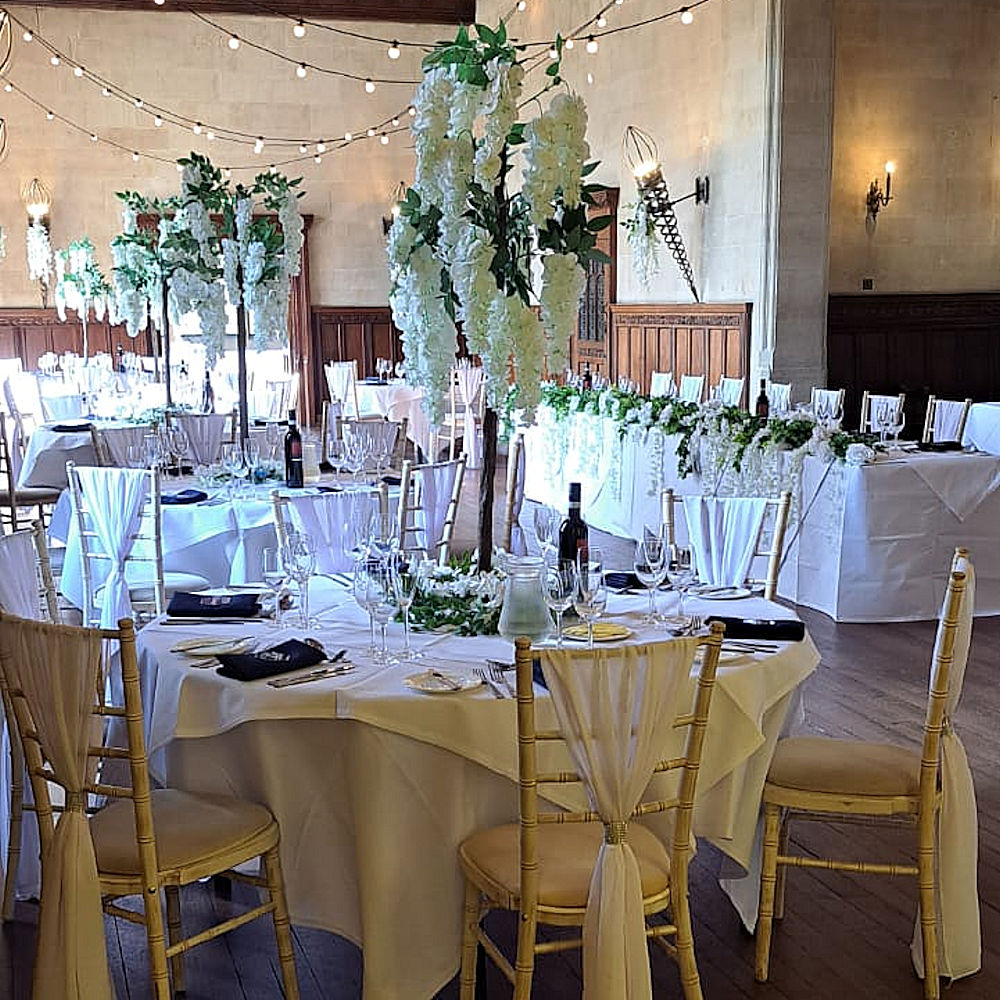 Table Standing Wisteria Tree Centrepiece Hire