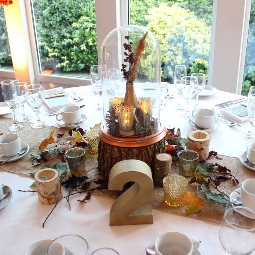 3D Table Number Gold