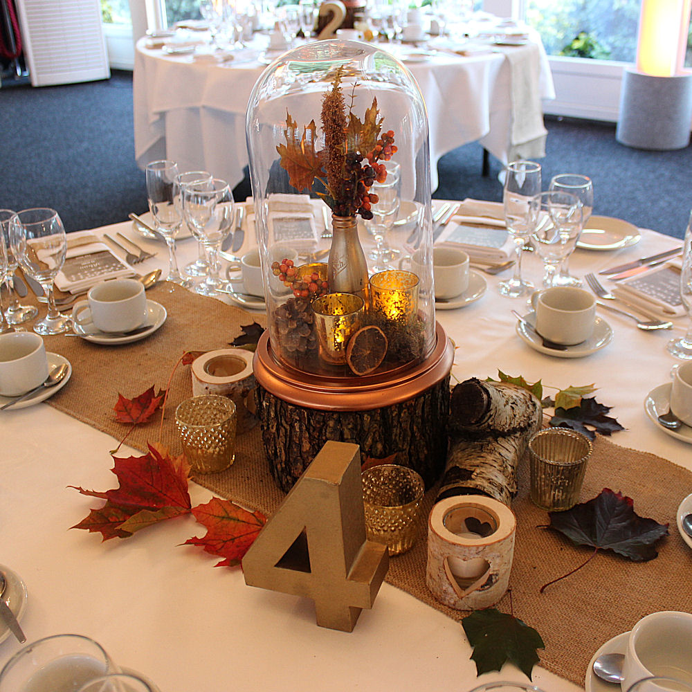 3D Table Number Gold