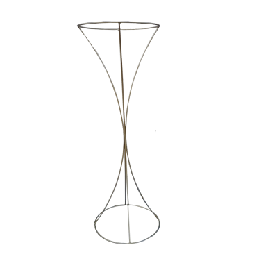 Hourglass Metal Flower Stand