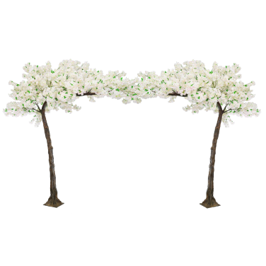 Large Floor Standing Ivory Blossom Tree Canopy