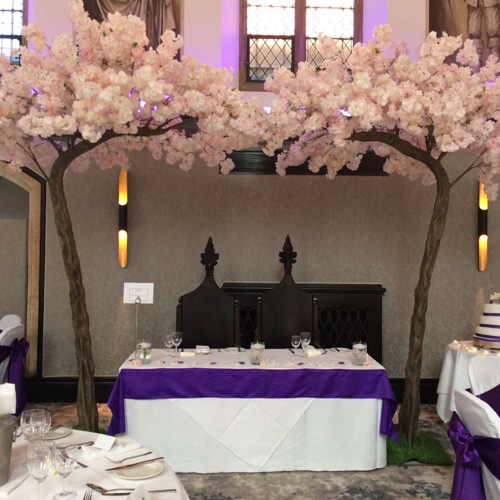 Large Floor Standing Pink Blossom Tree 12
