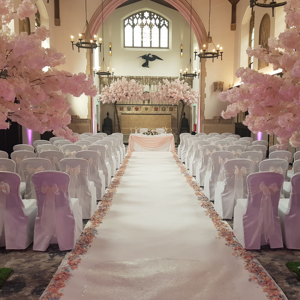 Large Floor Standing Pink Blossom Tree 3