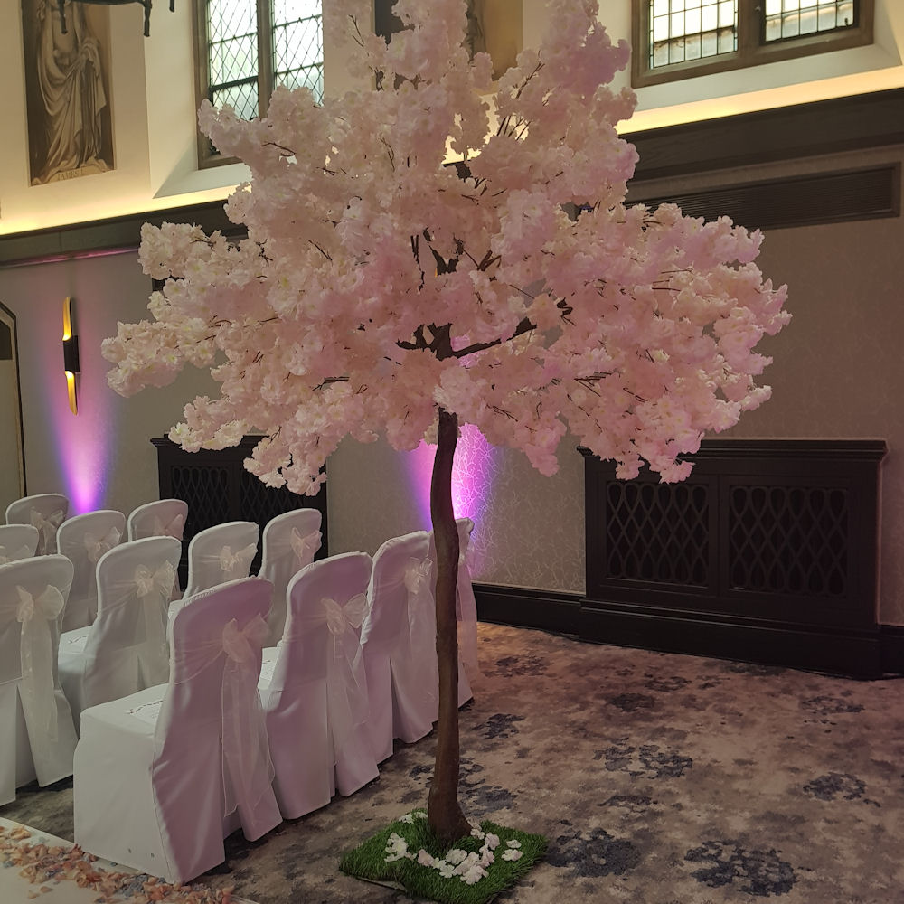 Large Floor Standing Pink Blossom Tree 4