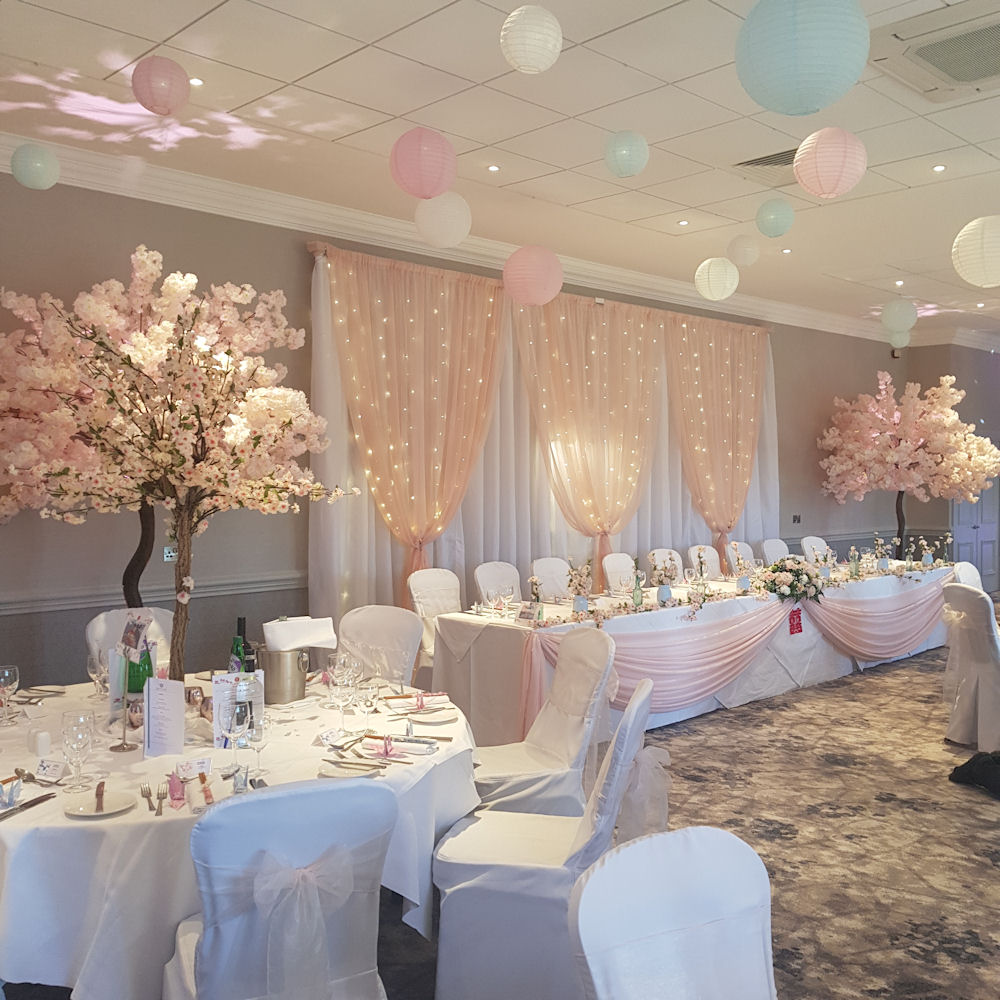 Large Floor Standing Pink Blossom Tree 5