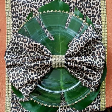 Leopard Napkin & Runner