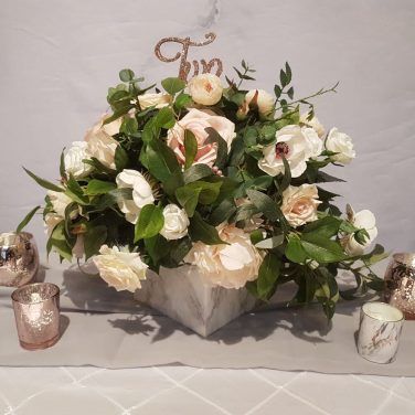 Marble Cube Vase 1
